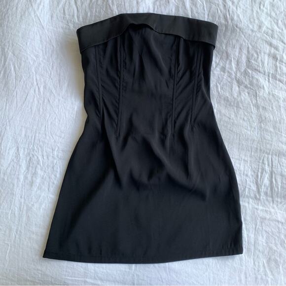 NWT With Jean Chloe Corset Strapless Tube Top A Line Mini Dress - Picture 6 of 14